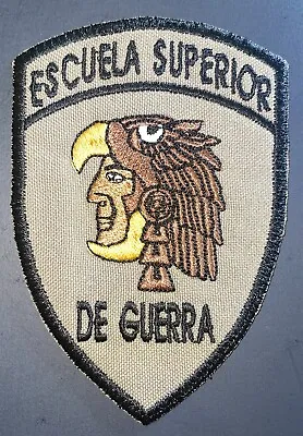 Mexican Army Escuela Superior De Guerra Patch Hook & Iron-On New B778 • $7.49