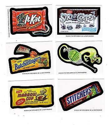 2013 Topps Wacky Packages Halloween Complete 6 Postcard Bio Card Set • $64.99