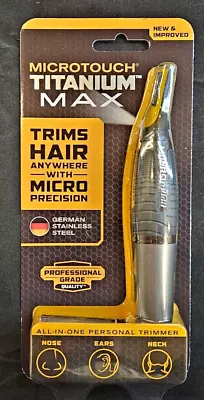 Micro Touch Titanium MAX Lighted Personal Trimmer • $19.78
