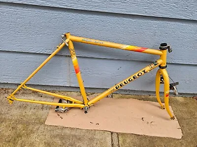 Vintage 1987 Peugeot Alpine Express Mountain Bike Frame Reynolds 501 France • $150