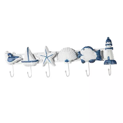 Nautical Sea Themed Towel Hook Coat Wall Hooks Keys Holder Clothes Hanger A • £10.86