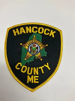 Colorful Hancock County Sheriff State Maine ME • $6.99