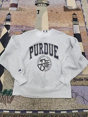 Vintage Purdue University NCAA College Basketball Crewneck Sweatshirt L • $35