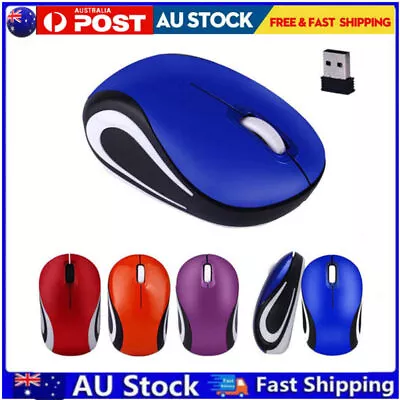 $12.85 • Buy 2.4 GHz Mini Wireless Cordless Mouse Mice Optical Scroll For PC Laptop Computer