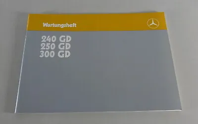 Checkbook Blank Mercedes-Benz G-Class 240 / 250 / 300 GD BLANK NOS From 1987 • $138.97