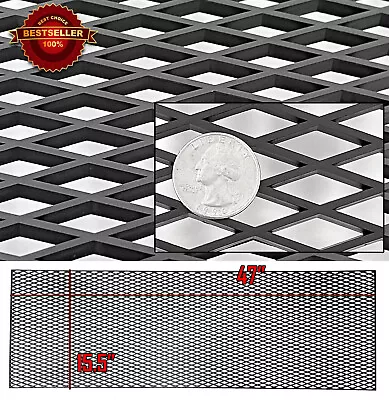 $59.98 • Buy Diamond 2D Mesh Air Dam Bumper Fender Hood Vent Intake Grille Grill Fit Subaru