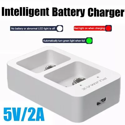 Charger Fast Charging Dock For 9V Ni-MH/Ni-Cd/Li-ion Rechargeable Batteries • £5.55