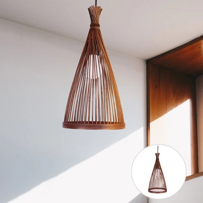 £22.68 • Buy Rattan Pendant Lamp Dining Room Lamp Woven Light Ceiling Lighting Fixture