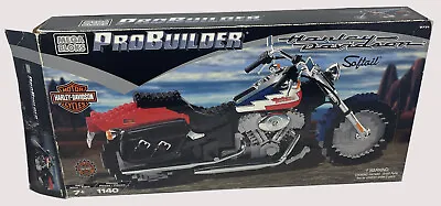 Mega Bloks ProBuilder Harley Davidson Softail Motorcycle 2001 Model Kit No 9771 • $69.95