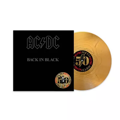 AC/DC Back In Black (Vinyl LP Album 50th Anniversary Special Edition Gold... • $84.36