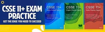 CSSE Maths And English Practice Papers + Free CSSE Maths Stretch Papers RRP £32 • £19