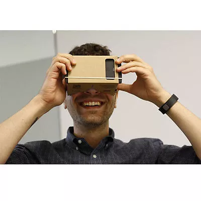 3D Google Cardboard Glasses Tag VR Virtual Reality For Mobile Phone Headset • $5.48