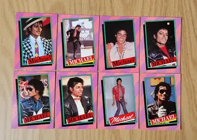 1984 Michael Jackson Series 1 Vintage Trading Card Set (1-33) Pink Border Nice  • $15.50