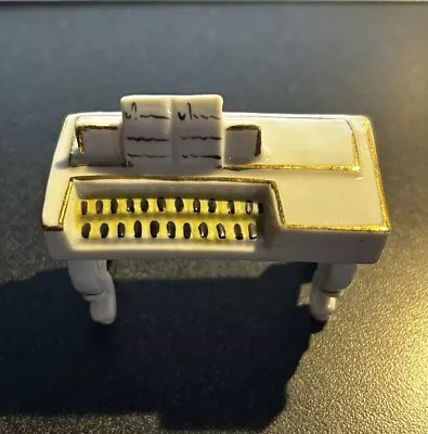 Miniature Ceramic Organ/Piano With Gold Tone Trim (Signed) • $4.50