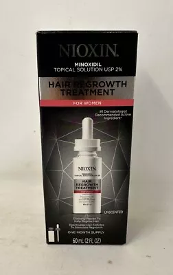 Sealed Nioxin Hair Regrowth Treatment Women 60ml (2floz) Minoxidil Sol 2% 08/24 • $18.74