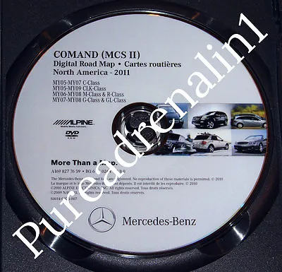 05 06 2007 2008 2009 Mercedes Clk Class Navigation Mcs Ii Cd Dvd 2011 Update 8.0 • $107.07