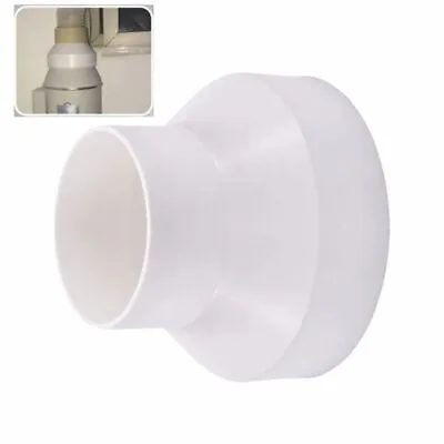 Pipe Exhaust Pipe Reducer Adapter Ducting Connector Ventilation Pipe Fittings • £4.70