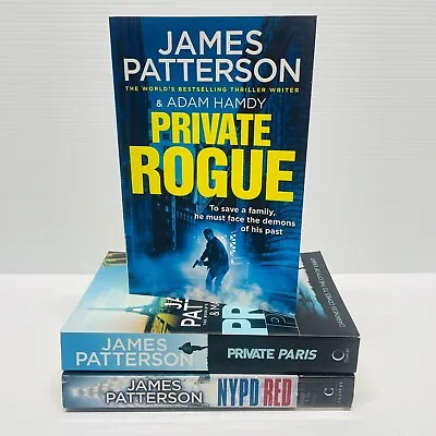 $26.99 • Buy 3 X James Patterson Paperback Bundle Private Rouge Paris NYPD Red Crime