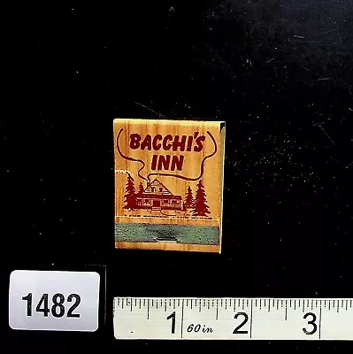 Vintage Matchbook Bacchi's Inn Hotels Restaurants Lake Forest • $7