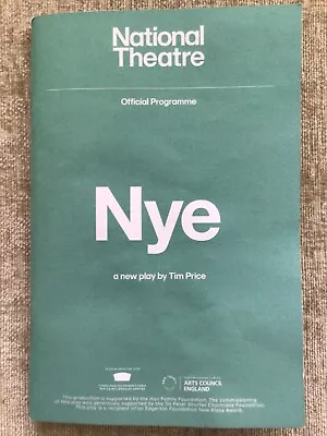 Michael Sheen - Nye - 2024 National Theatre Programme • £4.50