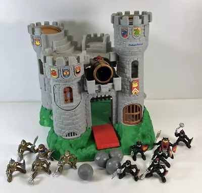 Fisher-Price Vintage 1994 Great Adventures Castle Playset 11 Knights 4Cannonball • $199.99