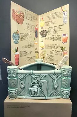 $70.69 • Buy Trader Sams Mug 2nd Ed Tiki Bar Uh-Oa Drummer Bowl Disneyland W/Menu & Swizzle..
