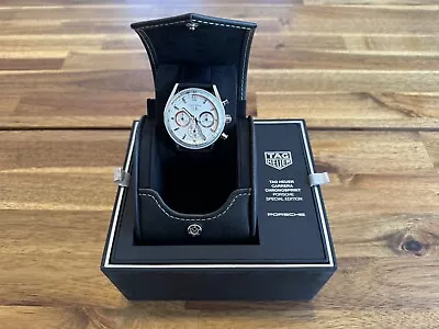 TAG Heuer Carrera Chronosprint X Porsche Steel Mens Watch - EXCELLENT CONDITION • $8300