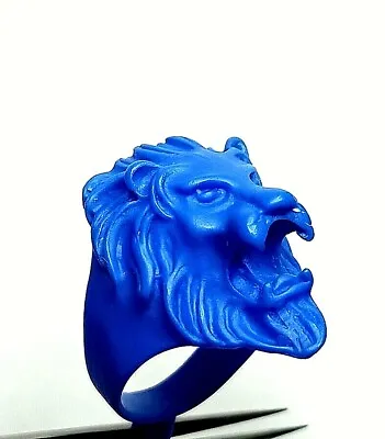 Wax Ring Lion Head  Man Patterns For Lost Casting Silver Jewelry • $25