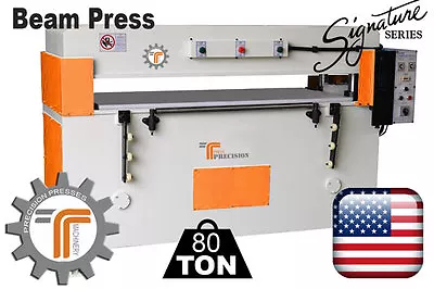 NEW!! CJRTec 80 Ton Beam Clicker Press - Die Cutting Machine • $46960.25