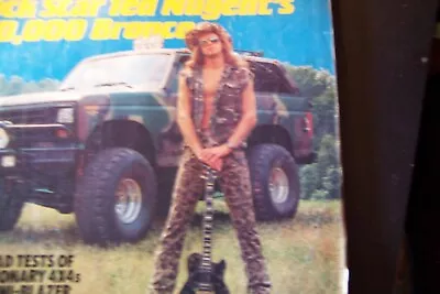 Vintage 1982 Four Wheeler Magazine Ted Nugent On The Cover  With Bronco  12/82 • $14.95