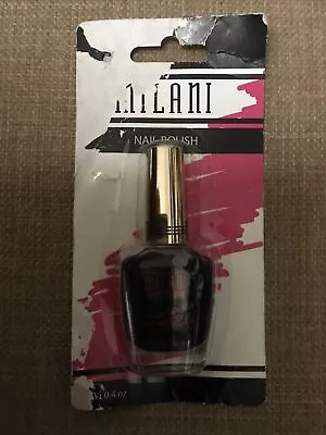 Milani Nail Polish/Lacquer 23 Black High Speed Fast Dry 0.4fl Oz NIP • $8.95