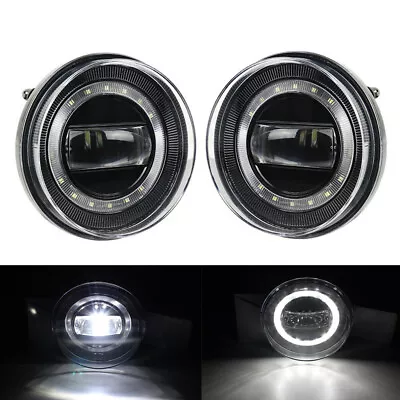 Round LED Fog Lights Lamps DRL For GMC Sierra 1500 2500 3500 2007 2008 2009-2013 • $68.74