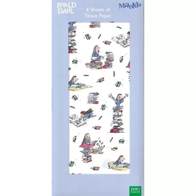 Roald Dahl Matilda Pack Of 4 Sheets Of Tissue Paper • £4.95