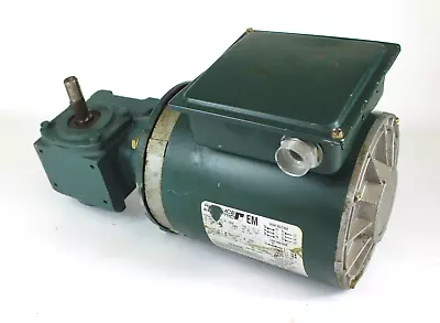 Reliance Electric P56X13 HG Motor 1/2HP 1725RPM W/Dodge Tigear Speed Reducer • $210