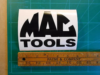 3  Mac Tools Decal Sticker Tool Box Logo Window Mechanic ASE Technician Ratchet • $2.99