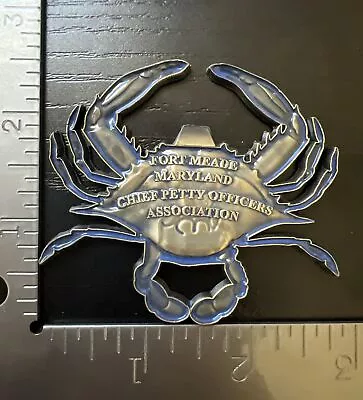 US Navy Chief CPO CPOA Fort Meade MD Crab Shape  One Mess One Voice  • $20