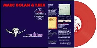 T-REX LP Star King 180 Gram RED VINYL RECORD STORE DAY Limited Edition NEW SEALE • £19.95
