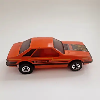 1981 Hot Wheels Turbo Cobra Mustang Orange Blackwalls Fox Body Vintage RARE Nice • $29.99