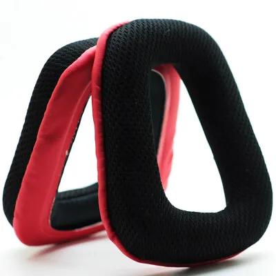 Ear Pads For Logitech G35 G930 G430 F430 F450 Memory Foam Leather (Red - Black) • £6.99