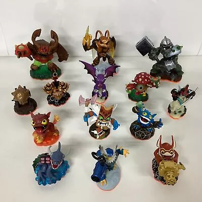 14x Skylanders Video Game Figures Giants Swarm Crusher Cynder Zap Etc (I2) W#662 • $6.41