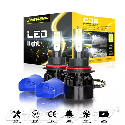 LED Headlight Kit 9007 HB5 6000K White Hi/Low Bulb For Dodge Neon 1995-2005 • $15.99