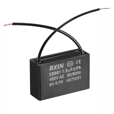 CBB61 Run Capacitor 450V 1.5uF 50/60Hz Metallized Polypropylene Film Capacitors • £8.22