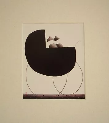 £8 • Buy Mackenzie Thorpe   A BOY AND A GIRL   ART PRINT