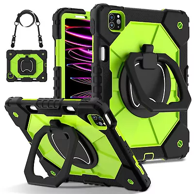 Rotating Heavy Duty Stand Case Cover For IPad 7th 8th 9th 10th Generation Air 4 • $28.04