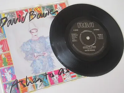 David Bowie - Ashes To Ashes/ Move On 7  Vinyl Single 1980 RCA BOW 6 • £5.99