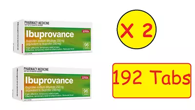 Ibuprovance Same As Nurofen Zavance  2 X 96 Tab (192 ) Best Price Free Shipping • $38.99