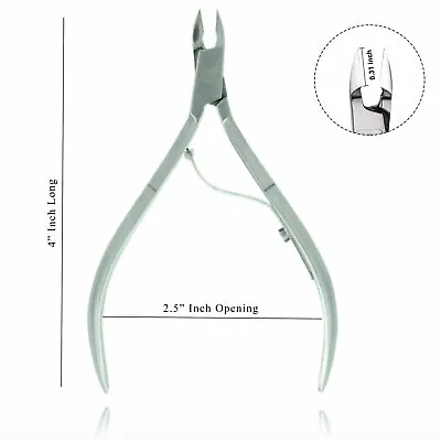 Zeepk 3/4 High Quality Stainless Steel Fingernail Cuticle Nipper Clipper Cutter • $7.99