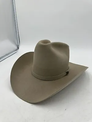 Resistol Silverbelly Hi Sierra Cowboy Hat 3X Beaver Size 7 Discoloration Spot • $87.99