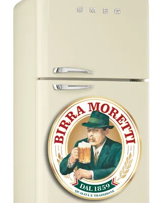 £2.99 • Buy Bieri  Moretti Label Beer Lager Colour Logo Wrap Fridge Freezer Sticker Or Wall