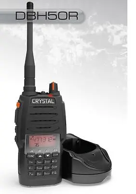 $148.88 • Buy Crystal 5 Watt 80 Channel Uhf Handheld Radio 2 Way Radio Cb Die Cast Chassis